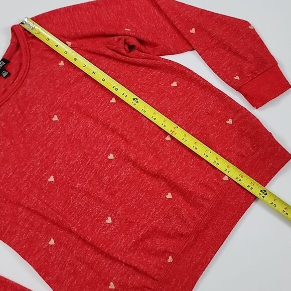 ⭐️3/ $30⭐️ Buffalo David Britton Women's Pullover Red Long Sleeves Top Size M - Picture 8 of 9